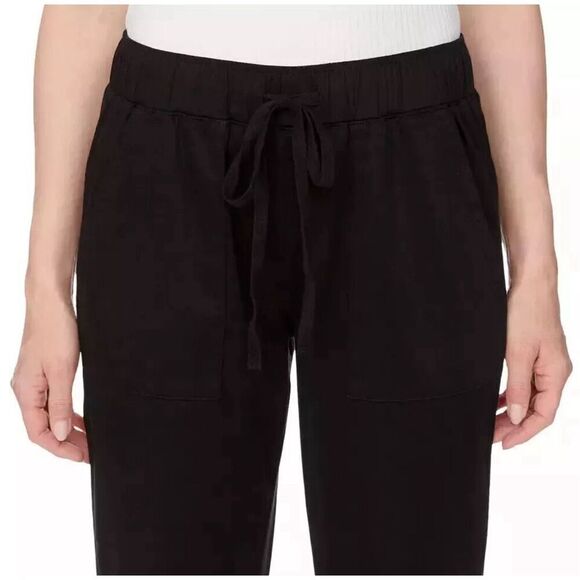 NWT BUFFALO DAVID BITTON Soft Tencel Pull-On Pants Women’s Size XL Black Travel - Picture 4 of 8